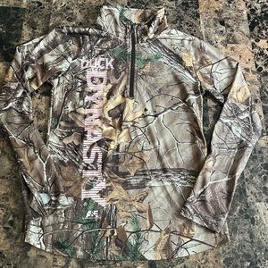 Duck Dynasty Women’s Half Zip Lightweight Jacket Top Size XL